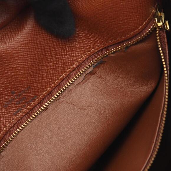 LOUIS VUITTON Brown Monogram Leather Shoulder Bag - Picture 7 of 10